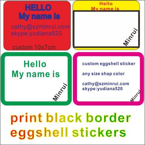 eggshell vinyl sticker wholesale blank