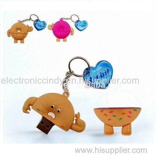 Promotional cheap cartoon gift USB flash disk