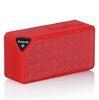 Red portable NFC small waterproof bluetooth speaker , Smartphone IPhone Aluminum Bluetooth Speaker