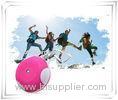 Pink / Blue Mini Custom ABS Sport Portable Wireless Bluetooth Speakers For Cell Phone