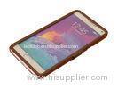 Brown Samsung GALAXY Note II / III Cell Phone Cover With Credit Card Holder