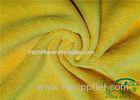 Yellow Polyester Microfiber Fabricin Roll For Cleaning Product , Anti-Static