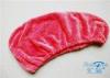 Microfiber Magic Self-Drying Hair Wrap Towel 80% Polyester , Hair Drying Cap