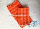 Orange Microfiber Cleaning Cloths 80% Polyester Lint Free , Anti Static Cleaning Cloth