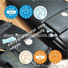 Custom paper warranty stickers with company name for mobile phone screw seal repair use warranty void seal stickers