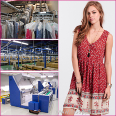 2015 new design China women dress factory product floral print Bohemian Dress