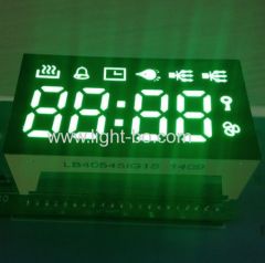 Custom Pure Green 4-Digit 7 Segment LED Display for Oven Timer Control