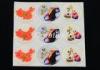 Non - Toxic Urethane Coating Embossed Labels With 3D Self Adhesive