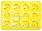 LFGB Yellow Custom Silicone Kitchen Utensils Abrasion Resistant