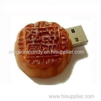 Moon cake food style usb flash drive