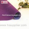 Plain Polyester Velvet Fabric For Jewelry Box , Purple Lining Flocking Velvet Fabric
