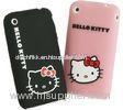 Pink Hello Kitty Silicone Cellphone Case Customized For Sangsung