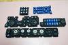 Black Light Weight Silicone Rubber Keypad For TV Remote Controller