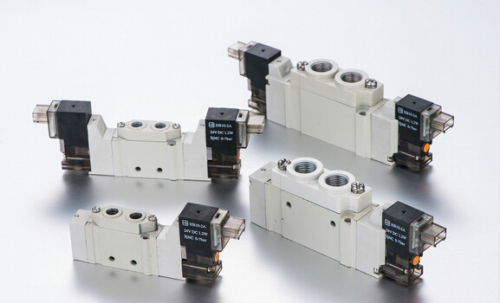 5V Series 5/2 way mini guide head SY SMC type solenoid valve