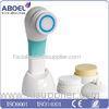 ABS Material Green Waterproof Electric Facial Cleansing Brush , Deep Pore Cleansing Brush
