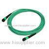 Fiber Optical OM4 MTP / MPO Patch Cord 4 8 12 And 24 Fiber Connector Termination