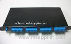 CATV PLC Fiber Optic Splitter Box Rack Mounted , FC / UPC Cable 2.0