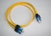 APC PC fiber optic jumpers / Patch Cord SM DX for Data Processing Networks