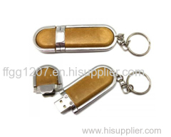 Leather USB Flash Drive with Head Cover AGE-PG804