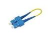 SC SM Fiber Optic Loopback / Patch Cord For Communications