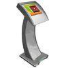 One screen free standing touch kiosk