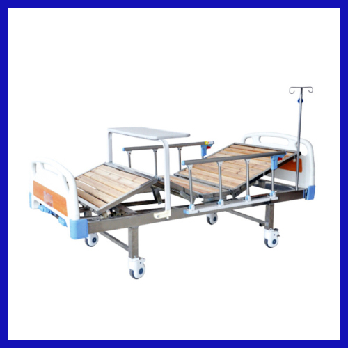 Manual wooden hospital bed trapeze