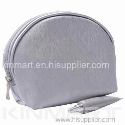 Silver PVC Cosmetic pouch