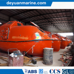 China Lifeboat DNV Approve 50 Person F.R.P Totally Enclosed Lifeboat