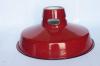 quality guarantee red enamel lamp shade
