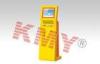 Yellow Touchscreen Ticket Vending Kiosk Bill Payment For Account Inquiry