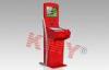 19'' Red Aluminum Multi Touch Amusement Video Game Kiosk Signage LCD display