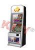 Stainless Steel Floor Standing Multimedia Video Gaming Kiosk Payment With Coin Hopper