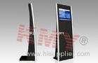 Multimedia Free Standing Kiosk LCD With Laptop Keyboard / Plastic Trackball