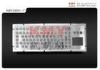 Interactive Check-in Kiosk Waterproof Stainless Steel Metal Keyboard with Touchpad