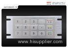 Industrial Control Platform Stainless Steel Vandalproof IP65 Metal Keypad with 15 Keys