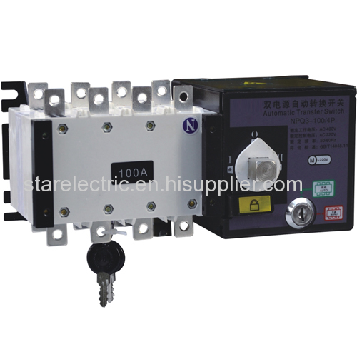 KXQ3 series dual power automatic transfer switch (PC)