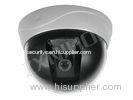 White 3.6mm Fixed Lens Vandalproof IR 600TVL / 700TVL CCD Plastic Dome Camera