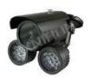 50M IR Range CE Waterproof IR Bullet Cameras With Adjusting External Lens, 3-AxisBracket