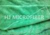 Eco Friendly Thick Green Car Cleaning Cloth Plain 24&quot; x 48&quot; , Car Buffing Cloth