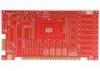 Red Flexible Printed Telephone Circuit Board , 0.2mm - 4.0mm thickness