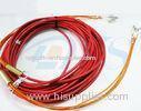 4 Cores Armoured Multimode Optical Fiber Patch Cord High Flexibility for FTTH