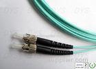 Good Echangeability And Durability Duplex / Multimode ST Optical Fiber Patch Cord For LANS