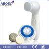 Rotary Face Exfoliate And Skin Care Device / Cleansing Brush With 4 Replacement Heads