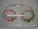 High Stability 1 * 2 FBT Optical Fiber Splitter (0.9, 3.0 mm) 55 dB for CATV system
