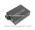 Single Mode Multimode 10 / 100M Dual Optical Fiber Media Converter, Medium Conversion