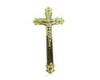 Catholic crosses and crucifixes , Funeral crucifix with Gold Silver or Copper color
