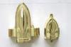 Golden color casket hardware PP or ABS Corner in funeral - Flower set
