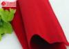 Custom Multi Color Knitted Red Velvet Fabric / Knitting Flock Fabric 1.4m 1.45m 1.48m