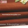 Packaging Decorative Fabric Flock Knitted Velvet Fabric With Soft Plush , Coffe Color