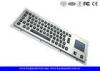 Customizable Illuminated Metal Keyboard High Resistant With Integrated Touchpad